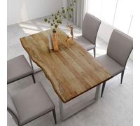 vidaXL Table de salle à manger 160x80x76 cm Bois d'acacia solide