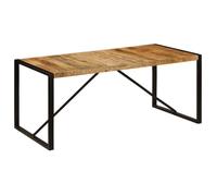vidaXL Table de salle à manger 180x90x75 cm Bois de manguier solide