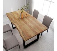 vidaXL Table de salle à manger 180x90x76 cm Bois d'acacia massif