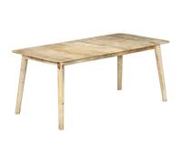 vidaXL Table de salle à manger 180x90x76 cm Bois de manguier massif