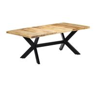 Vidaxl Table De Salle À Manger 200x100x75 Cm Bois De Manguier Solide