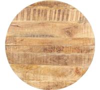 vidaXL Table de salle à manger 80 cm Bois de manguier brut