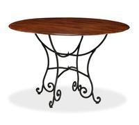 vidaXL Table de salle à manger Bois acacia avec finition miel 120x76cm