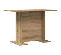 vidaXL Table de Salle à Manger en chêne Artisanal 110x60x75 cm en Bois d'ingénierie