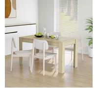vidaXL Table de salle à manger Chêne sonoma 140x74,5x76 cm Aggloméré