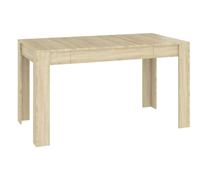 vidaXL Table de salle à manger Chêne sonoma 140x74,5x76 cm Aggloméré