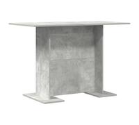 vidaXL Table de salle à manger gris béton 110 x 60 x 75 cm Bois composite