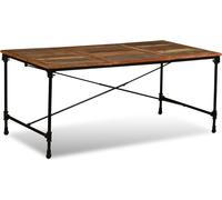 vidaXL Table de salle à manger Bois de récupération massif 180 cm 243995