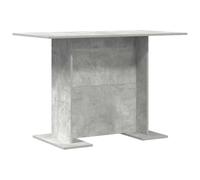 Table De Salle À Manger Vidaxl En Béton Gris 110x60x75 Cm En Bois D'ingénierie Gris
