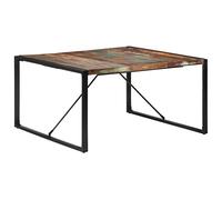 vidaXL Table de Salle à Manger Table de Cuisine Table à Dîner Table de Repas Meuble de Cuisine Maison Intérieur 140x140x75 cm Bois de Récupération