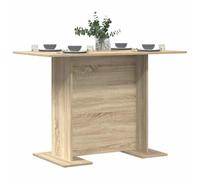 vidaXL Table de salle à manger extérieure 110x60x75 cm Chêne Sonoma Bois d'ingénierie Rectangulaire