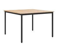 vidaXL Table de Salle à Manger/Table de Repas Naturel, Salle à Manger, carré, Moderne, Durable, élégant, Minimaliste, Parfait pour Les réunions de Famille, Facile à Nettoyer, 64 Pieds