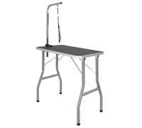 vidaXL Table de Toilettage Ajustable pour Chiens Chats 1 Potence