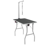 vidaXL Table de toilettage pour Chien Portable avec roulettes