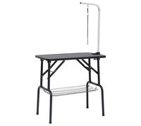 Vidaxl Table De Toilettage Réglable De Chiens Avec 1 Boucle Et Panier