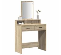 Table de maquillage avec tiroirs en chêne Sonoma 79x41x140 cm