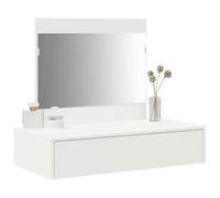 vidaXL Coiffeuse murale Blanca 83 x 40 x 70 cm Blanc