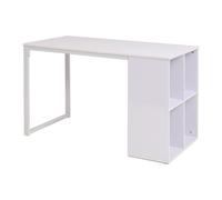 Vidaxl Table D'écriture 120x60x75 Cm Blanc Blanc