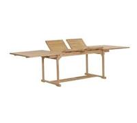 Teck Massif Table à Dîner Extensible Table de Jardin Mobilier de Balcon vidaXL