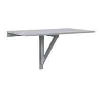 Table murale pliable Sonoma gris 100x60x56 cm Bois d ingénierie