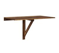 Table murale pliable Chêne fumé 100x60x56 cm Bois d ingénierie
