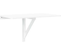 vidaXL Table murale pliante blanc brillant 100x60x56 cm Bois composite