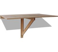 vidaXL Table murale pliante chêne 100x60 cm