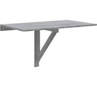 vidaXL Table murale pliante Gris Sonoma 100x60x56 cm Bois composite
