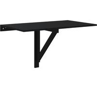 vidaXL Table murale pliante noire 100x60x56 cm Bois composite