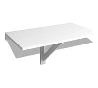 vidaXL Table murale rabattable 100 x 60 cm Blanc