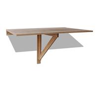 vidaXL Table Murale Rabattable Chêne Pliable Table d'Ordinateur Cuisine Bureau