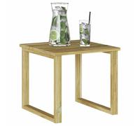 Vidaxl Table De Bain De Soleil 40x40x36 Cm En Bois De Pin Imprégné
