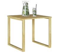 Table de bain de soleil 50,5x50,5x46 cm en bois de pin imprégné