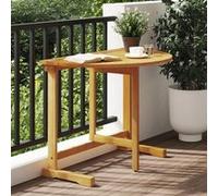 vidaXL Table pliable de balcon 364896 90x60x72 cm bois d'acacia solide Marron