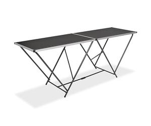 vidaXL Table Pliable de Collage MDF et Aluminium 200 x 60 x 78 cm