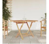 vidaXL Table pliable de jardin Ø 120x75 cm bois massif de teck 362618