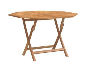 vidaXL Table Pliable de Jardin 110x110x75 cm Bois Massif de Teck