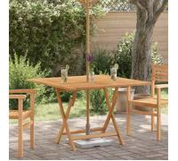 Vidaxl Table Pliable De Jardin 120x120x75 Cm Bois Massif De Teck
