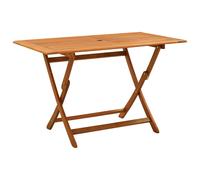 vidaXL Table pliable de jardin 120x70x75 cm Bois d'eucalyptus solide