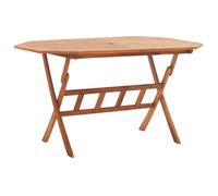 Table Pliable De Jardin 135 X 85 X 75 Cm Bois D'acacia Massif