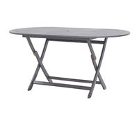 Vidaxl Table Pliable De Jardin 160 X 85 X 75 Cm Bois D'acacia Massif