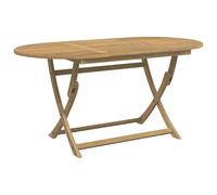 Vidaxl Table Pliable De Jardin 160x85x75 Cm Bois D'acacia Solide
