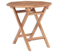 Vidaxl Table Pliable De Jardin 45x45x45 Cm Bois De Teck Solide