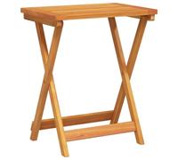 vidaXL Table Pliable de Jardin 50x36x60 cm Bois d'acacia Solide