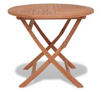 vidaXL Table pliable de jardin 85x76 cm Bois de teck solide
