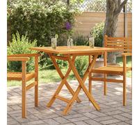 vidaXL Table pliante de jardin carrée 85x85x76 cm Bois de teck solide