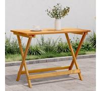 Vidaxl Table Pliable De Jardin 90x52,5x65 Cm Bois D'acacia Solide