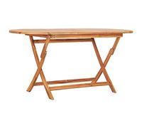 vidaXL Table pliable de jardin 160x80x75 cm Bois de teck solide