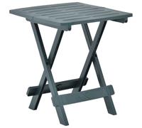 Vidaxl Table Pliable De Jardin Vert 45x43x50 Cm Plastique Vert