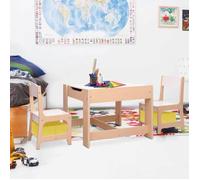 vidaXL Table pour Enfants avec 2 Chaises Ensemble de Meubles Table et Chaise pour Enfants Chambre Salon Salle de Séjour 80284
